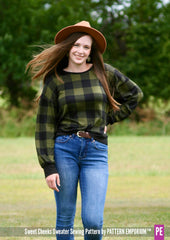 Sweet Cheeks | Roomy Sweater PDF Sewing Pattern