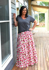Tiered Maxi Skirt | Women's Sewing Pattern