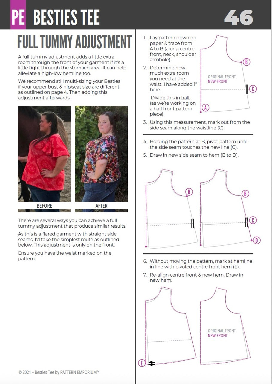 Full Tummy Adjustment