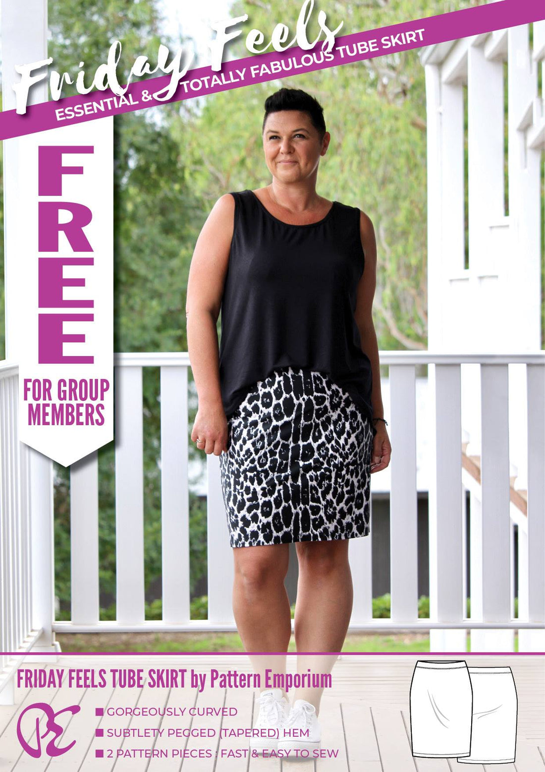 Make It For Free : Friday Feels Tube Skirt