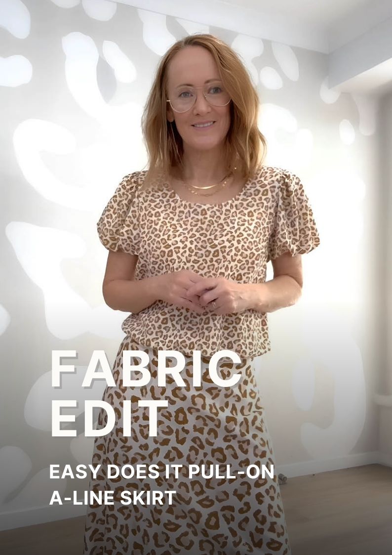 The Fabric Edit | Easy Does It A-line Skirt Sewing Pattern