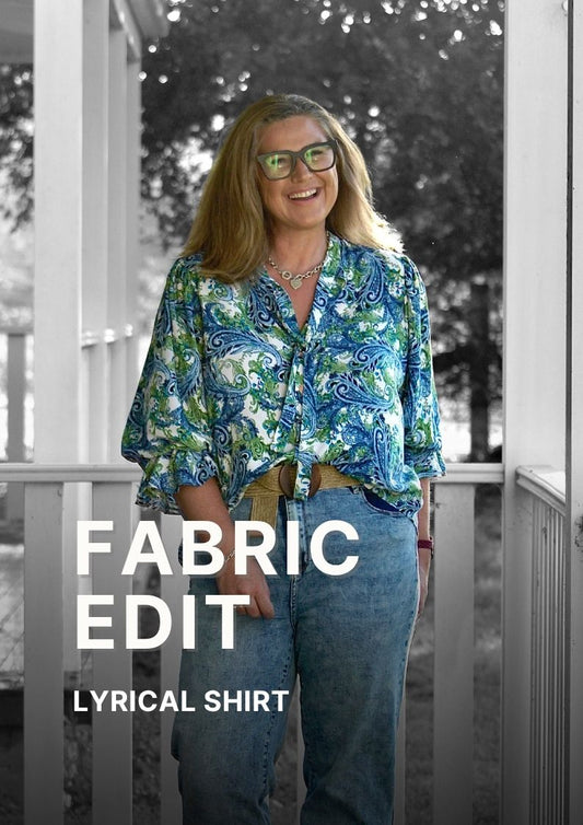 Fabric Edit: Sewing the Lyrical Shirt