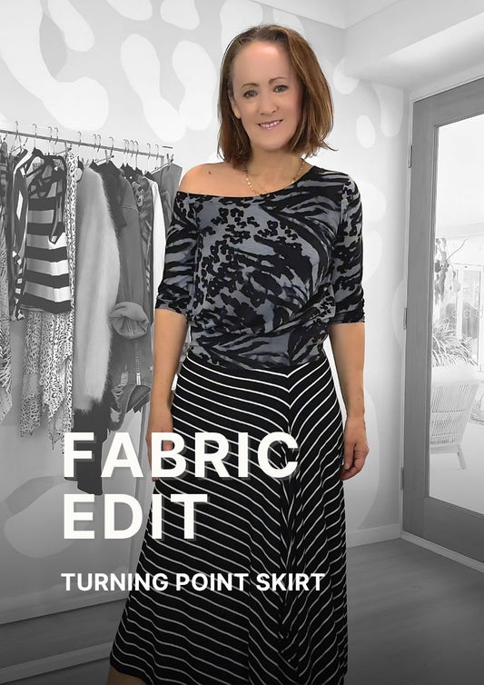 Fabric Edit: Sewing the Turning Point Handkerchief Hem Skirt