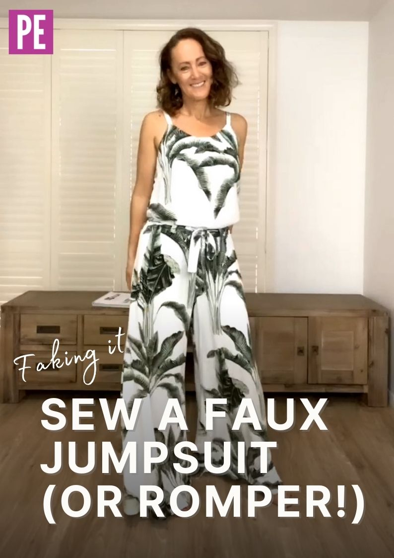 Guide To Sewing A Faux Jumpsuit (or Romper!)
