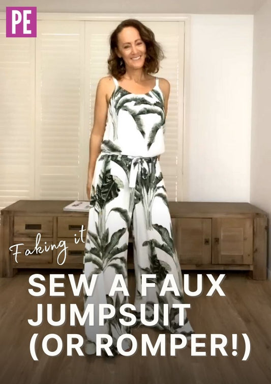 Guide To Sewing A Faux Jumpsuit (or Romper!)