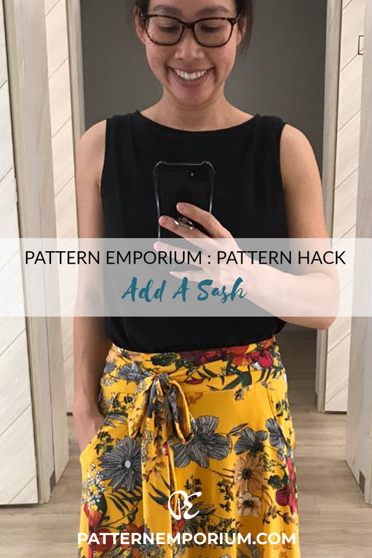 Pattern Hack: Add a Waist Sash