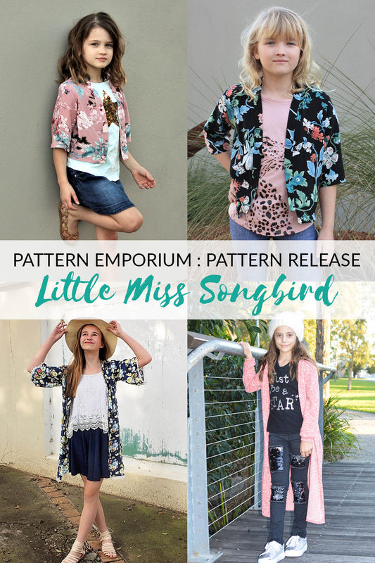 Style Chat: Little Miss Songbird Jacket - Easy Sew