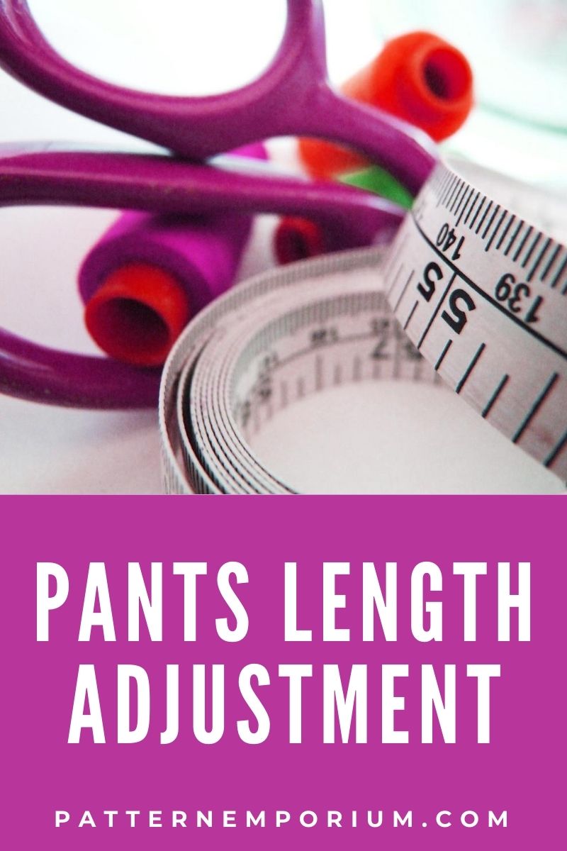 Pants Pattern Adjustments : How To Lengthen, Narrow or Shorten Pant Legs