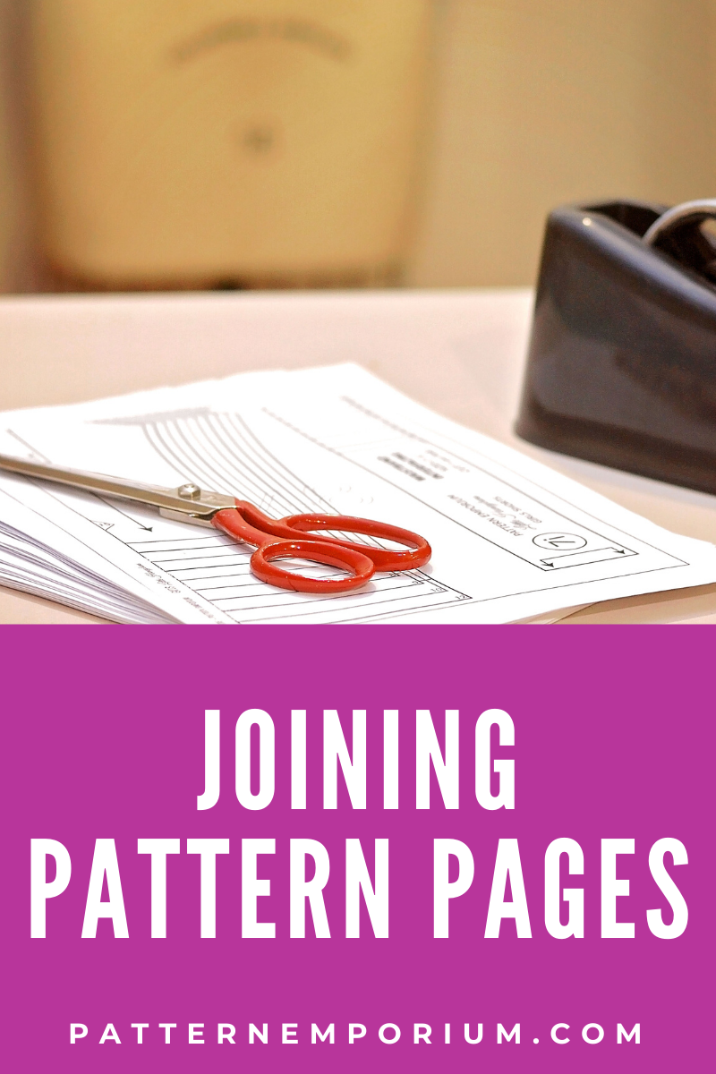 Joining PDF pattern Pages Together
