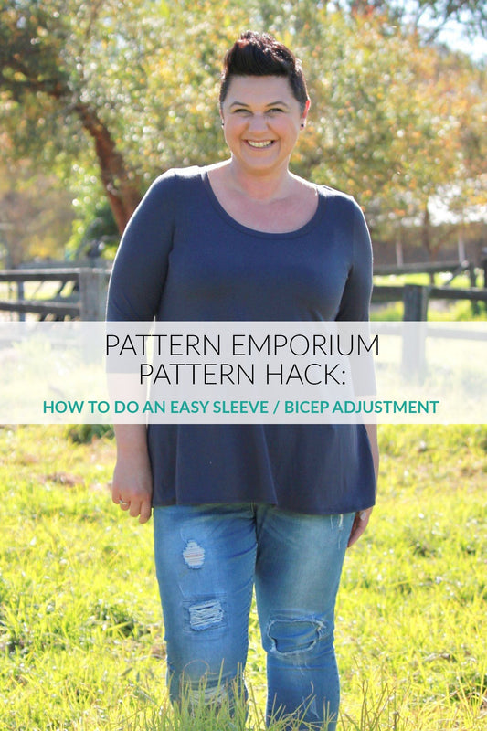 PATTERN HACK: Sleeve Bicep Adjustment
