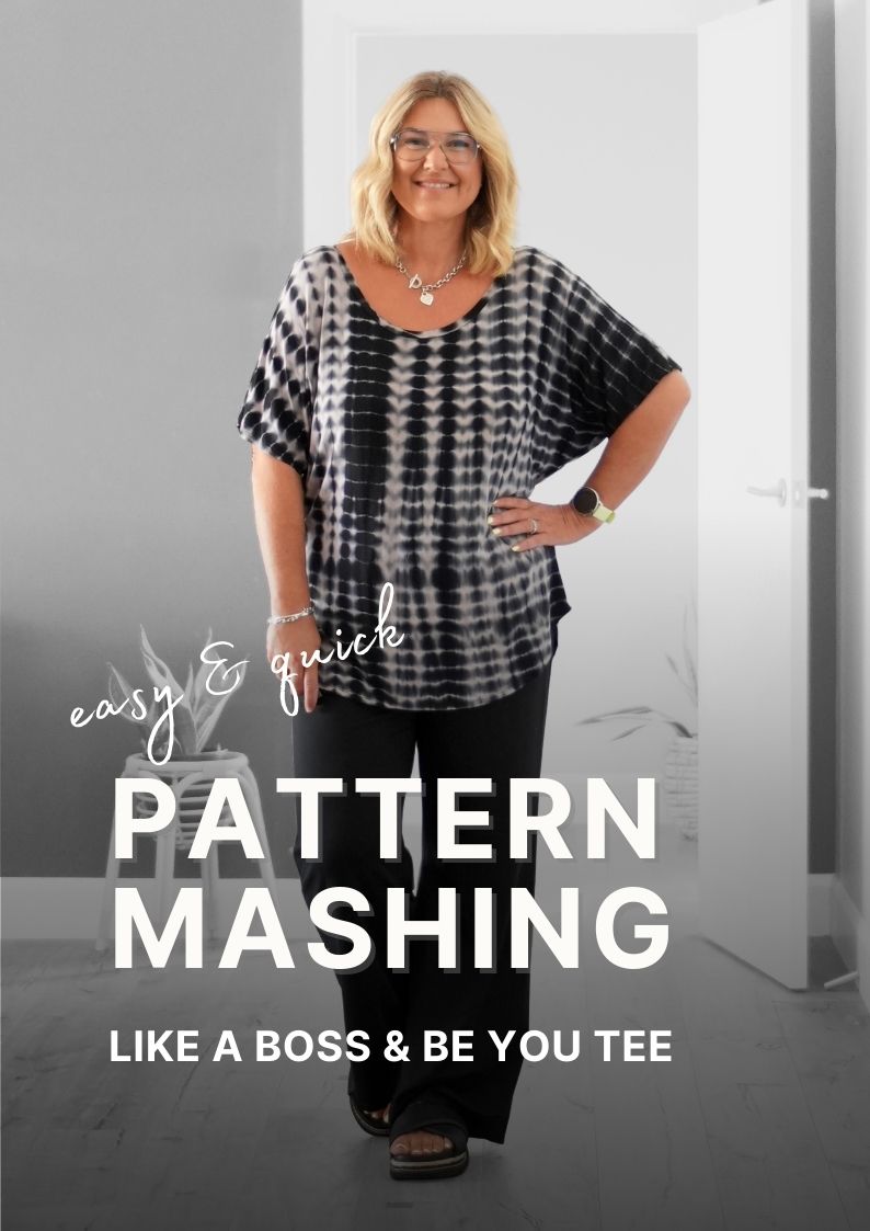 PATTERN MASH: Like A Boss Batwing & Be You Tee