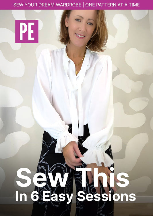 Sew The Lyrical Shirt in 6 Easy Sessions