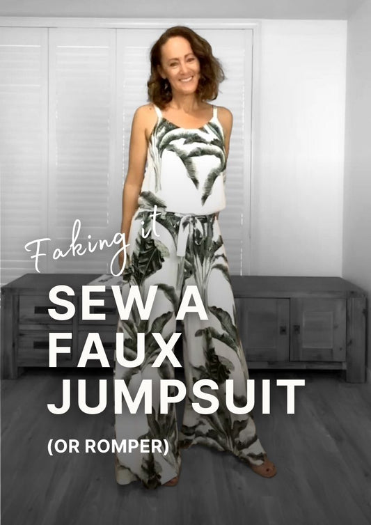 Guide To Sewing A Faux Jumpsuit (or Romper!)