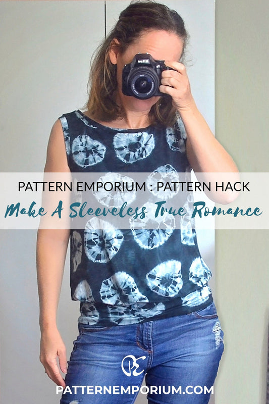 Sew a sleeveless True Romance banded top