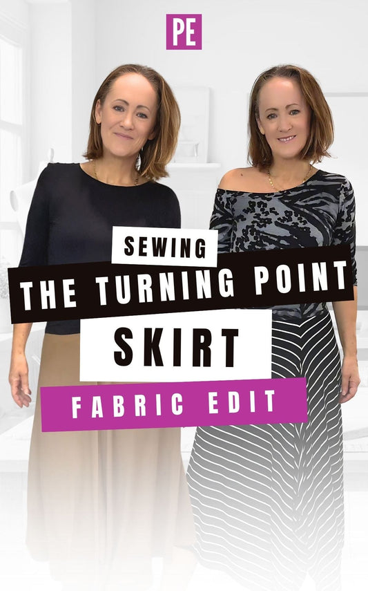 Fabric Edit: Sewing the Turning Point Handkerchief Hem Skirt