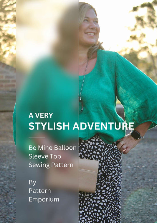 What's In The Pattern | Be Mine Balloon Sleeve Top