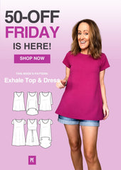 Exhale | Flared Top, High-low & Dress PDF Sewing Pattern