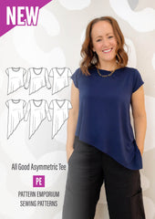 All Good | Asymmetric Tee PDF Sewing Pattern