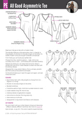 All Good | Asymmetric Tee PDF Sewing Pattern