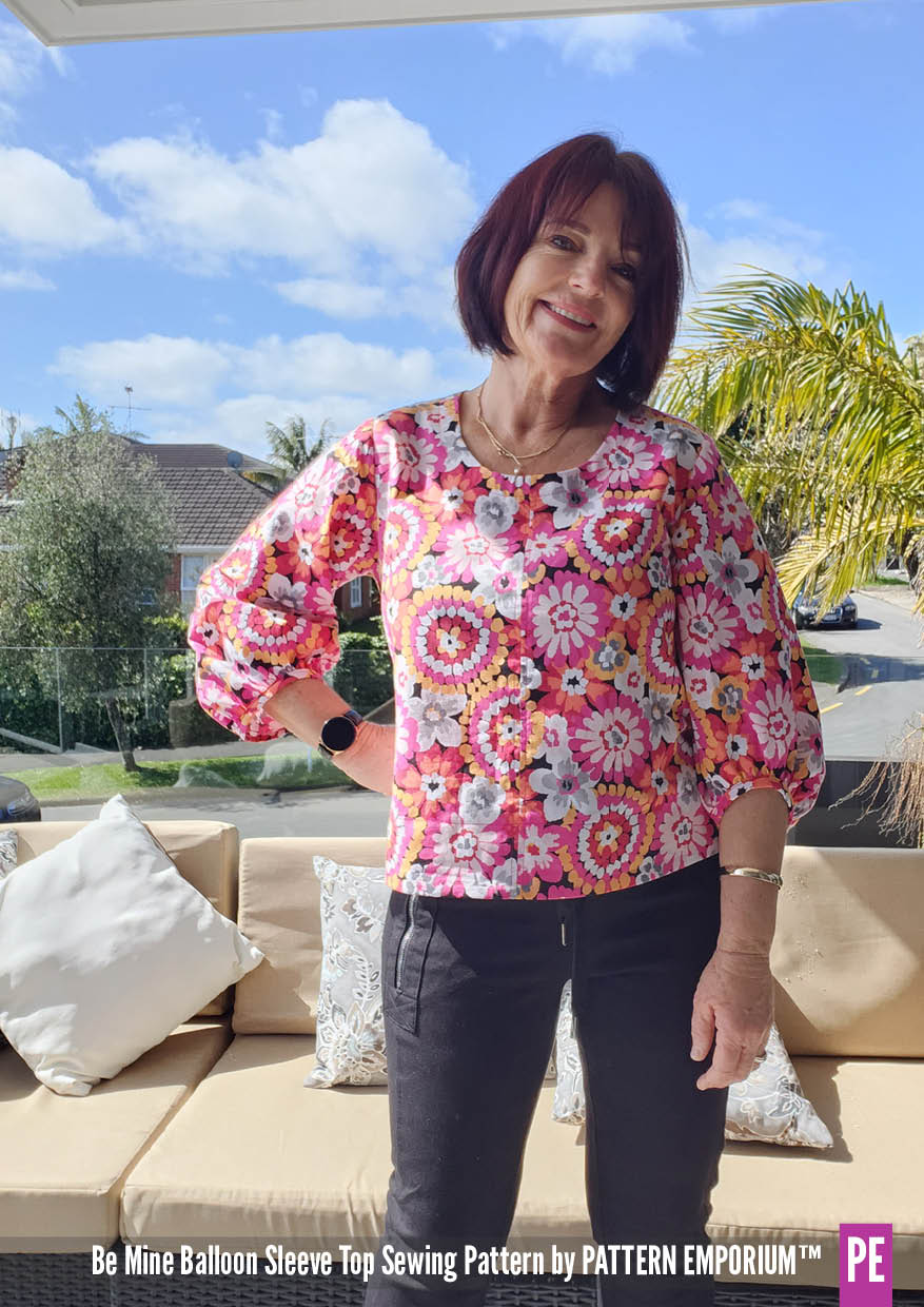 Be Mine | Balloon Sleeve Top Sewing Pattern