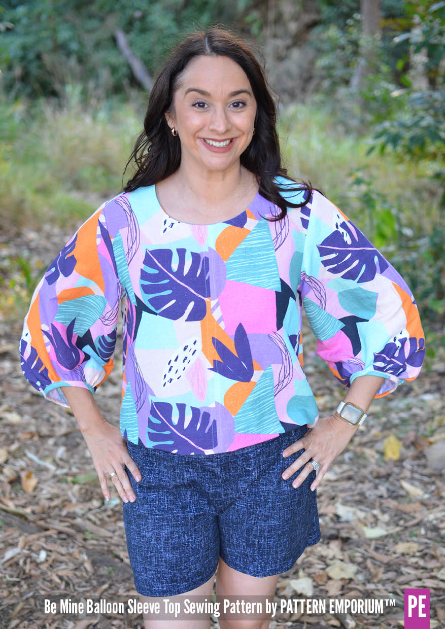 Be Mine | Balloon Sleeve Top Sewing Pattern