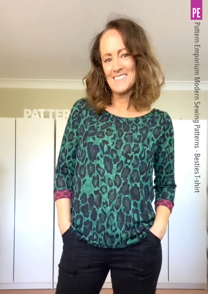 Besties Tee | Flared & Banded T-shirt PDF Sewing Pattern