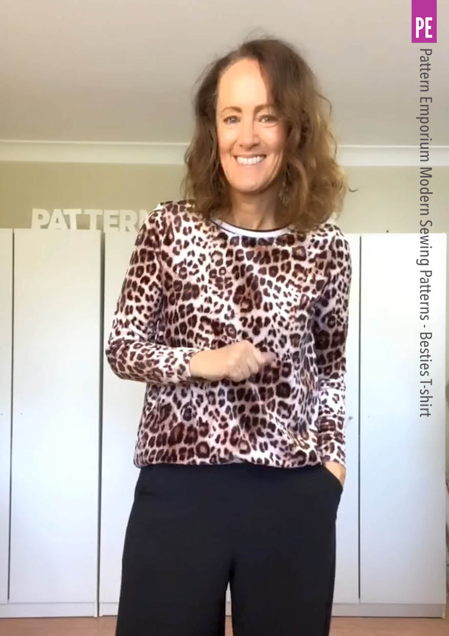 Besties Tee | Flared & Banded T-shirt PDF Sewing Pattern