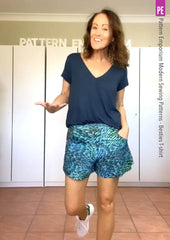 Besties Tee | Flared & Banded T-shirt PDF Sewing Pattern