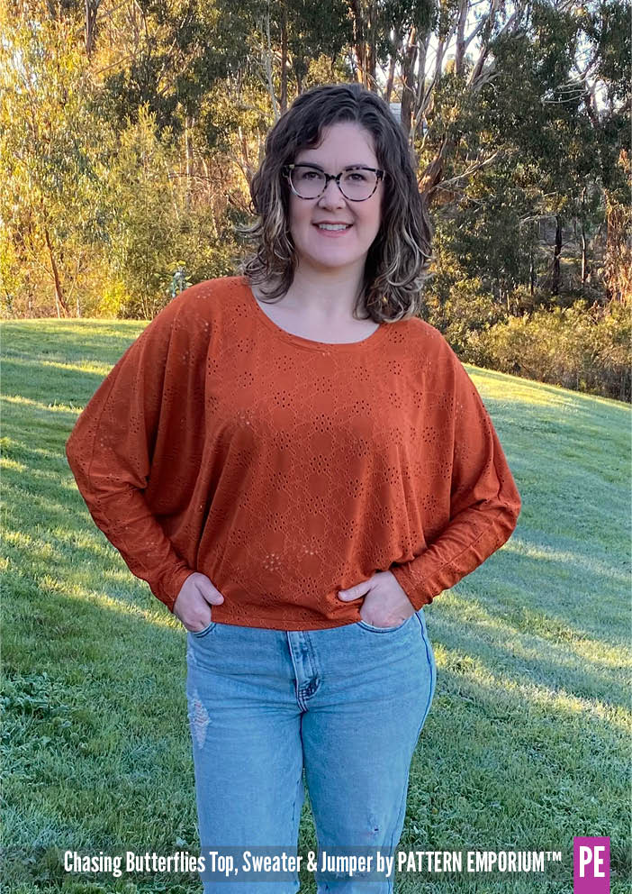 Chasing Butterflies | Batwing Top & Sweater Sewing Pattern