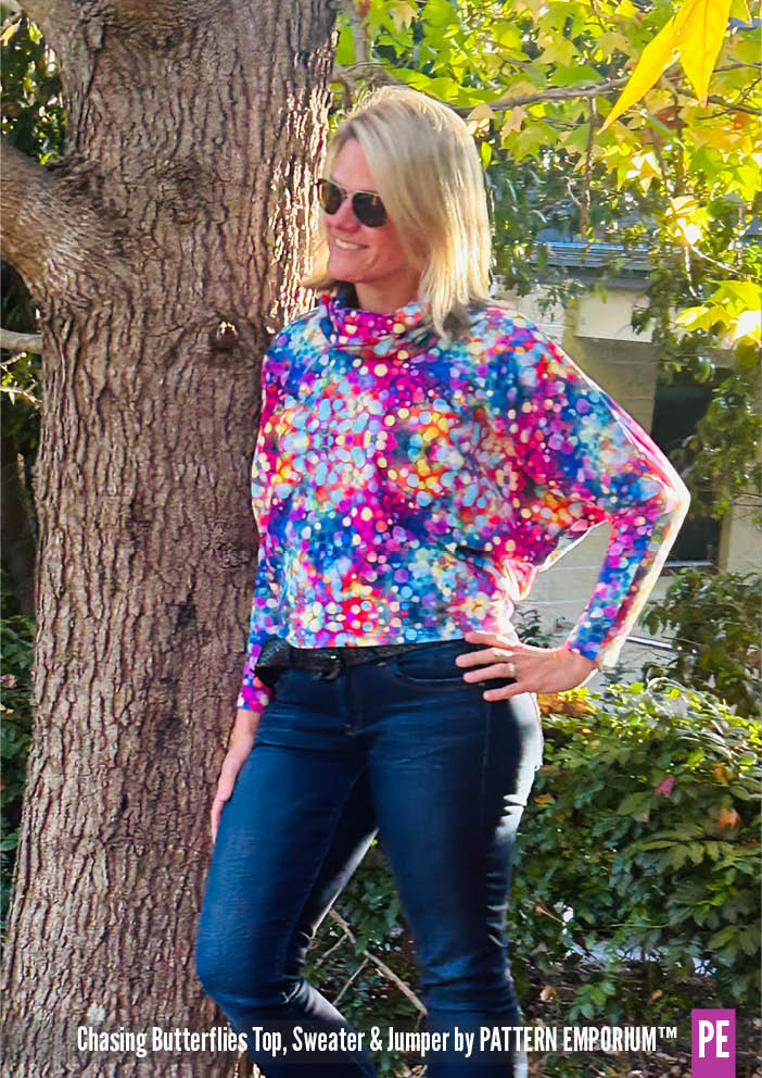 Chasing Butterflies | Batwing Top & Sweater Sewing Pattern