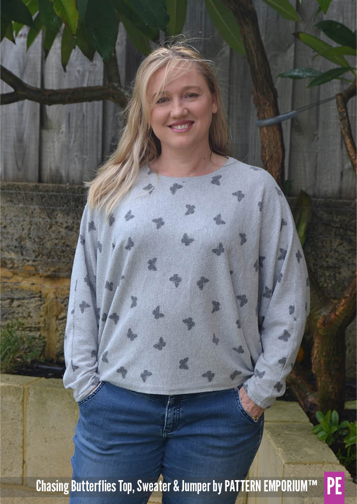 Chasing Butterflies | Batwing Top & Sweater Sewing Pattern