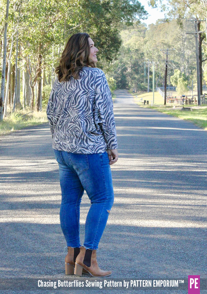 Chasing Butterflies | Batwing Top & Sweater Sewing Pattern