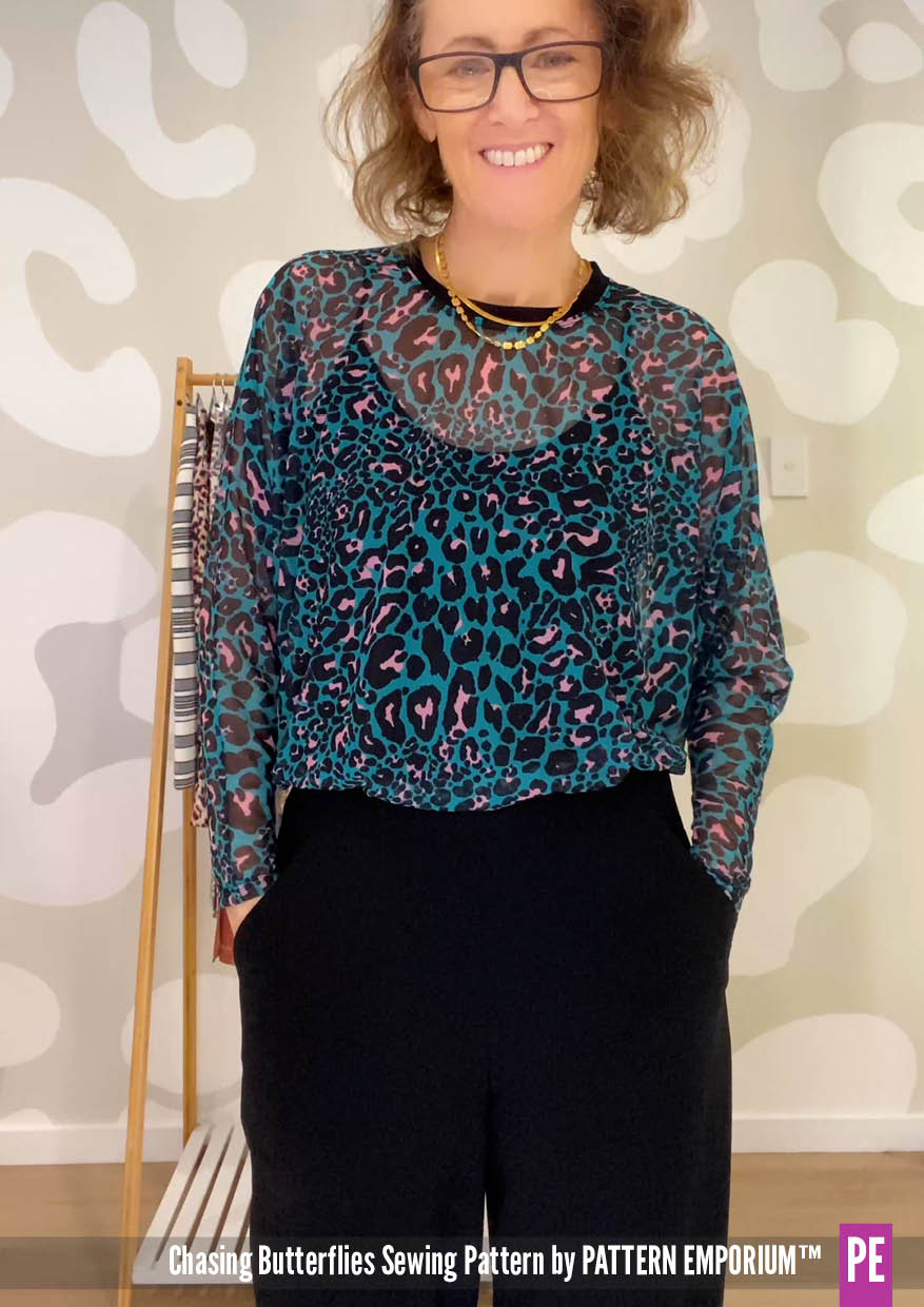 Chasing Butterflies | Batwing Top & Sweater Sewing Pattern