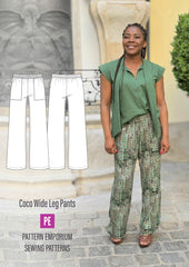 Coco | Wide Leg Pants PDF Sewing Pattern