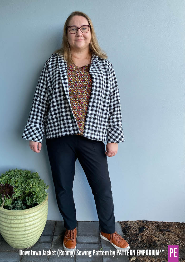 Downtown Jacket in Roomy Fit | Sewing Pattern