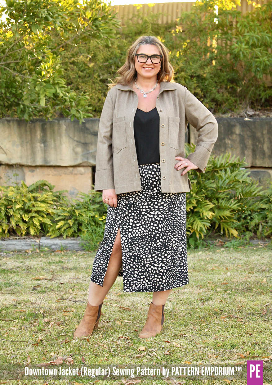 Downtown Jacket Full Pattern | Sewing Pattern