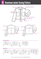 Downtown Jacket | Regular Fit Sewing Pattern