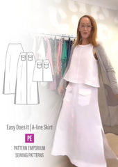 Easy Does It Pull-On A-line Skirt Sewing Pattern