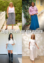 Easy Does It Pull-On A-line Skirt with Splits Sewing Pattern