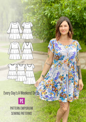 Every Day's A Weekend | Tiered Dress Sewing Pattern