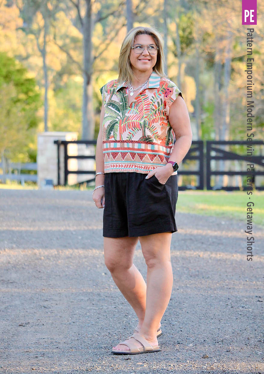 Getaway Shorts | Pull On Shorts PDF Sewing Pattern