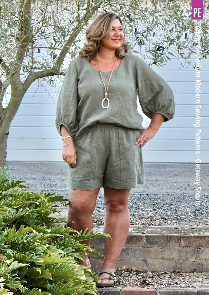 Getaway Shorts | Pull On Shorts PDF Sewing Pattern