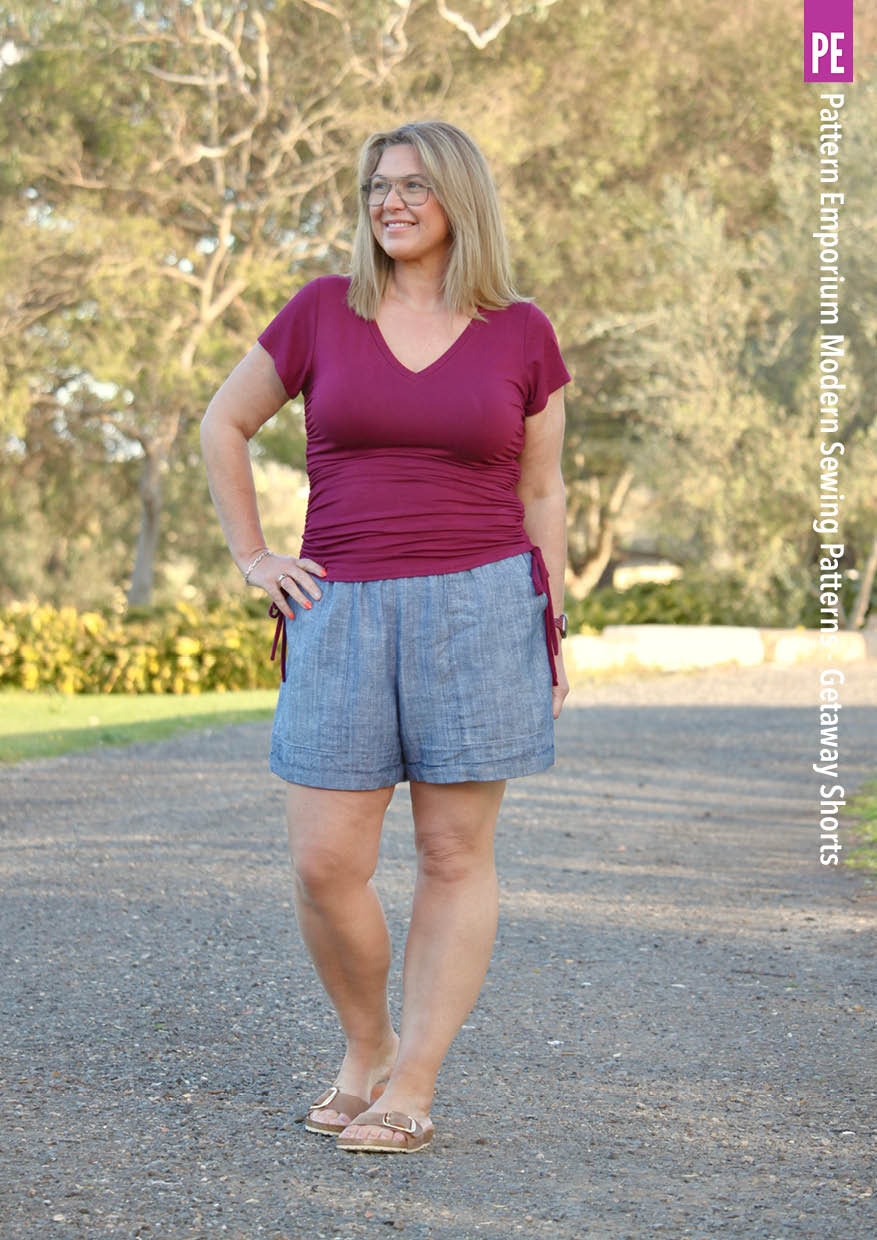 Getaway Shorts | Pull On Shorts PDF Sewing Pattern
