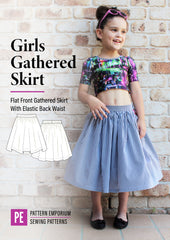 Gathered Skirt | Girls PDF Sewing Pattern