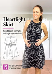 Heartlight | Stretch Flared Skirt PDF Sewing Pattern