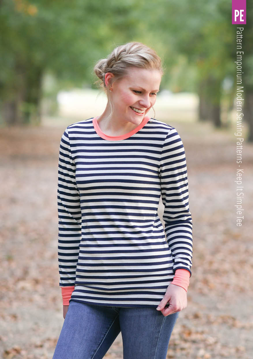 Keep It Simple | Semi Fitted T-shirt Sewing Pattern