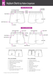 Hepburn | Pleat Front Shorts Sewing Pattern