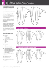 My Embrace | Women's Cocoon Cardi Sewing Pattern