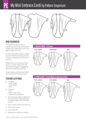 My Mini Embrace | Kids Cocoon Cardi Sewing Pattern