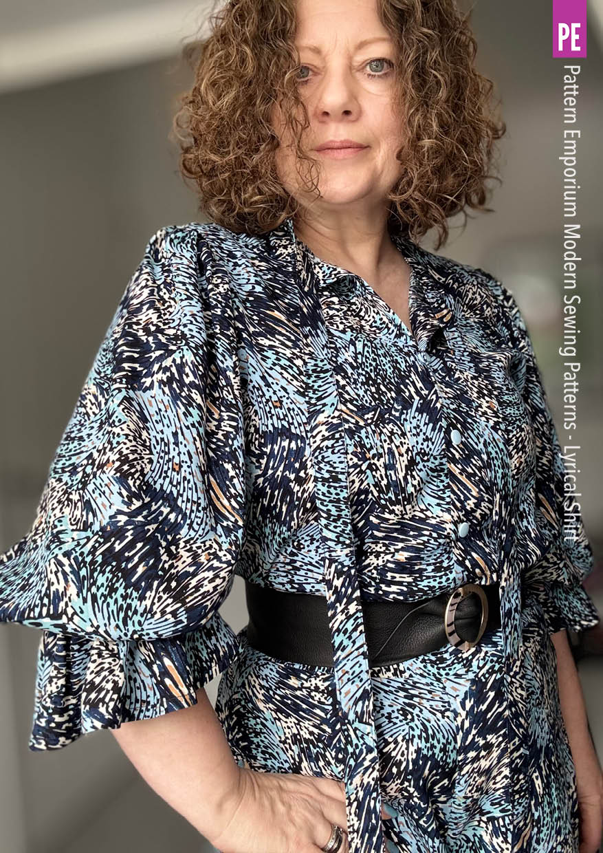 Lyrical Shirt | Tie Neck Puff Sleeve Shirt Sewing Pattern